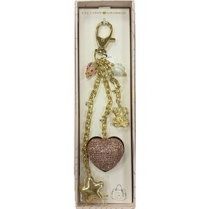 NWT ⚜️💖⚜️ Eye Candy LA Charming Sweetheart Key Chain Bag Charm